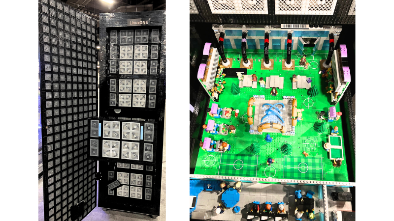 LEGOで作られたLinuxOne